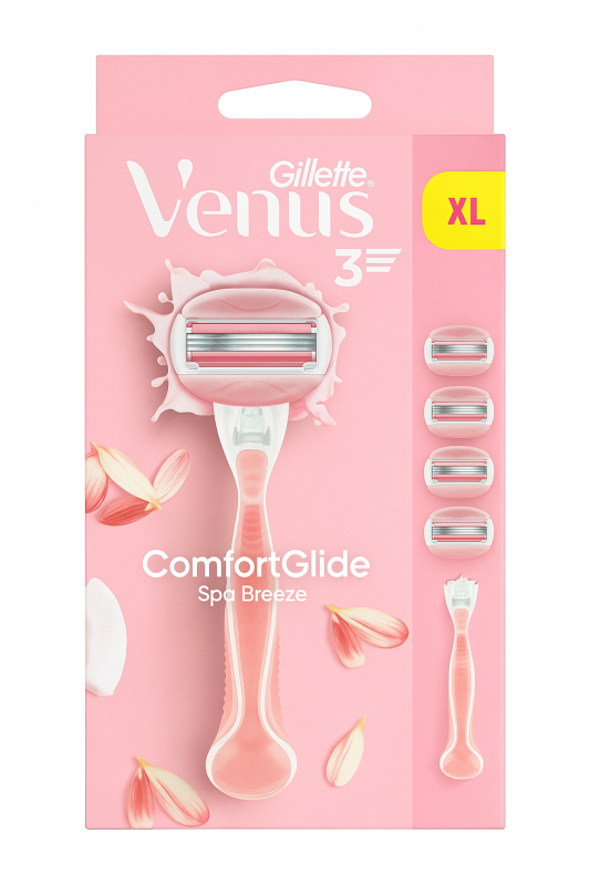 Venus SpaBreeze +4 Жіночий станок для гоління (Ручка+4 картриджі)