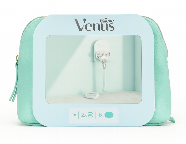Venus Deluxe Набір ( станок Embrace Deluxe 2 +тримач+ косметичка)