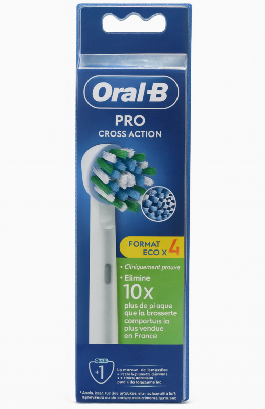 Oral-B Pro Cross Action (4 шт) Змінні насадки для електричної щітки