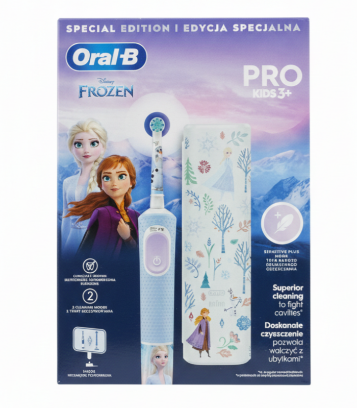 Oral-B Pro Kids 3+ Frozen (+Футляр) Електрична дитяча зубна щітка
