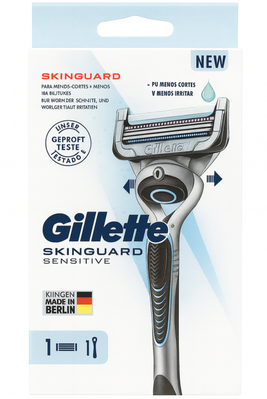 Gillette Skinguard 1 Станок для гоління чоловічий (Ручка+1 картридж)
