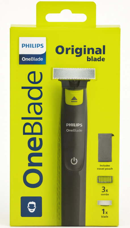 OneBlade Триммер-шейвер Original (QP2724/14) + дорожній мішечок