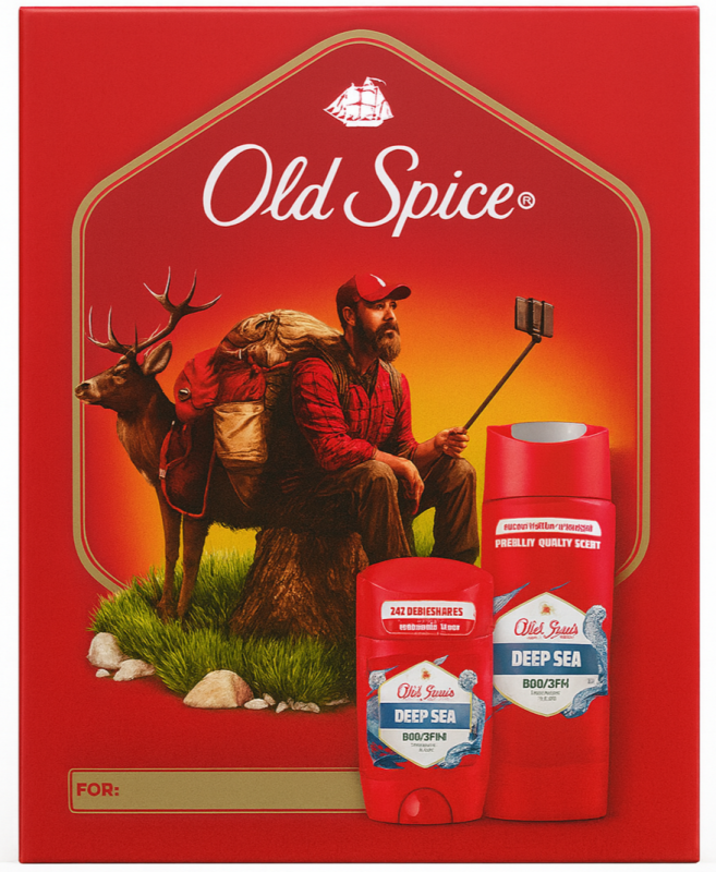 Old Spice Deep Sea Набір (Гель для душу 250мл+стик 50г)