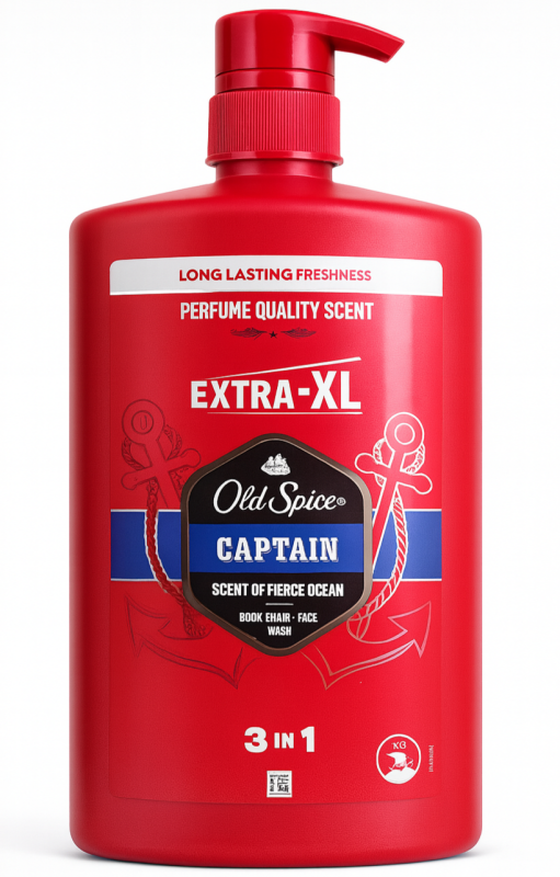Old Spice 1л Captain Гель для душу 3в1