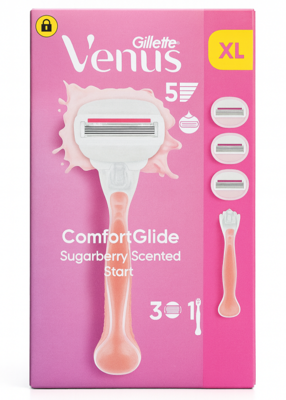 Venus Olay Sugarberry Start 3 Станок для гоління жіночий (Ручка+3 картриджі)