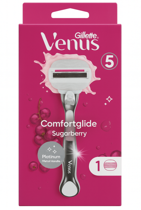 Venus Olay Sugarberry 1 Станок жіночий для гоління (Ручка+1 картридж)