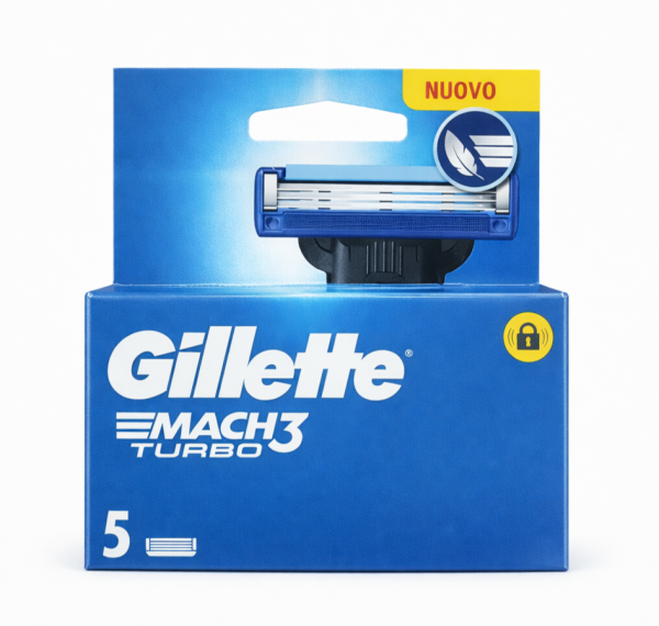 Gillette Mach3 Turbo (5 шт) New Pack