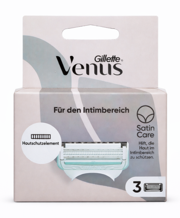 Venus Satin Care Bikini (3 шт) сумісні лише зі станком Venus Satin Care (Bikini)