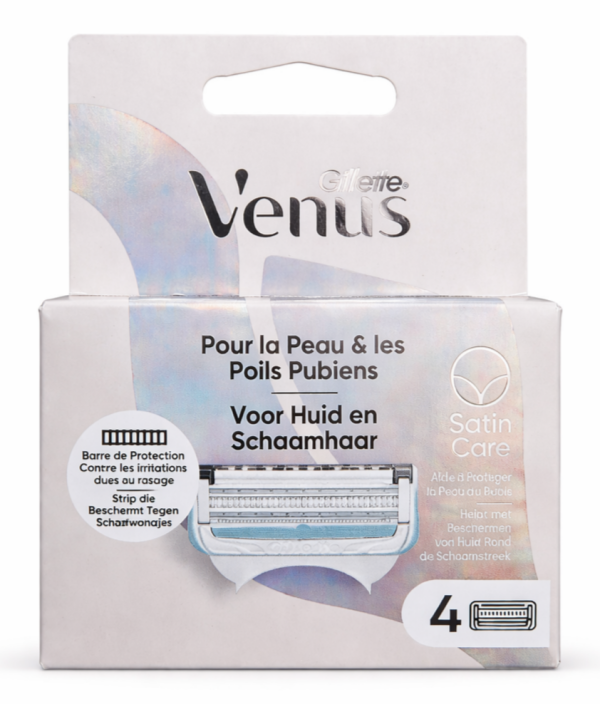 Venus Satin Care Bikini (4 шт) сумісні лише зі станком Venus Satin Care (Bikini)