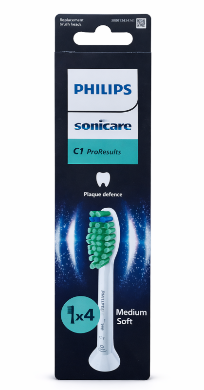 Philips Sonicare C1 ProResults (4шт) Білі Насадки для електричної щітки