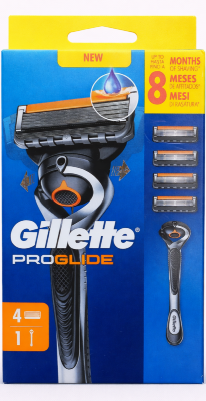Gillette Proglide Станок +4 змінних касети для гоління чоловічий