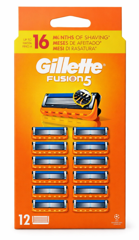 Gillette Fusion (12 шт) New Pack Планшет