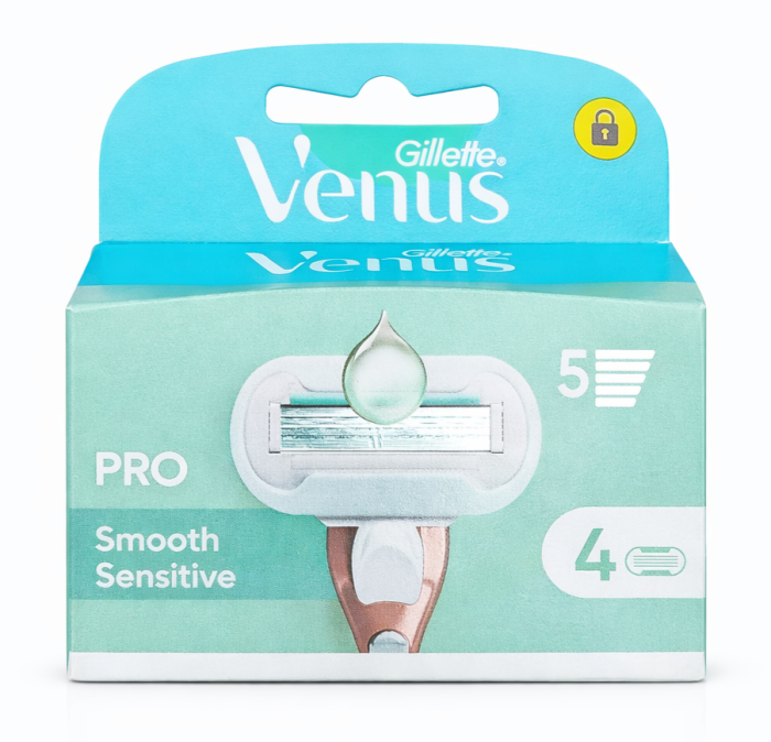 Venus 5 Pro Deluxe Smooth Sensitive Aloe (4шт)