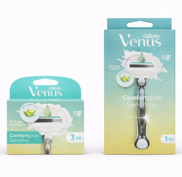 Venus Olay Aloe Станок 1 + Olay Aloe картриджі (3 шт)