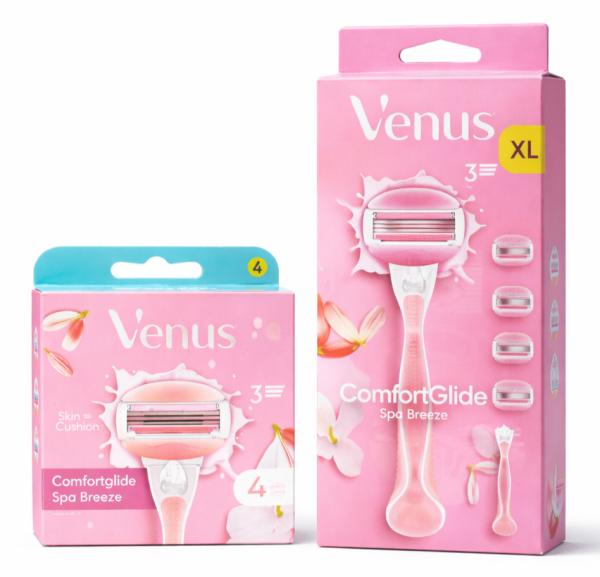 Venus SpaBreeze Станок 4 картриджі + SpaBreeze (4 шт)