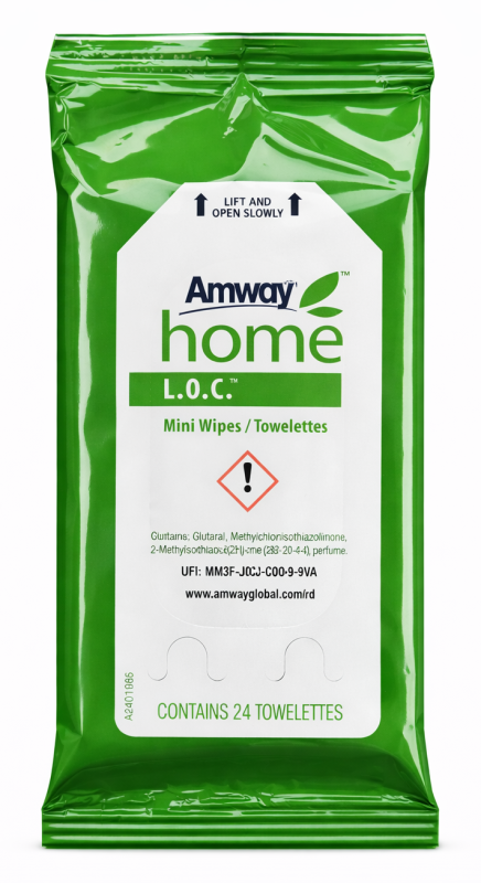 Amway L.O.C Серветки для очищення від плям та забруднень 1шт