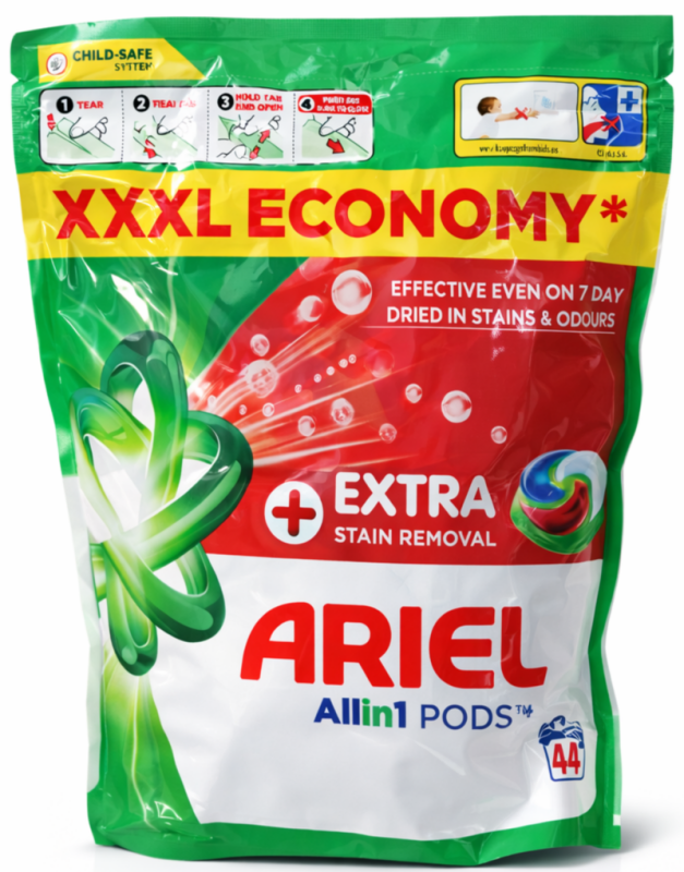 Ariel (44 шт) Extra 4-х компонентна капсула для прання