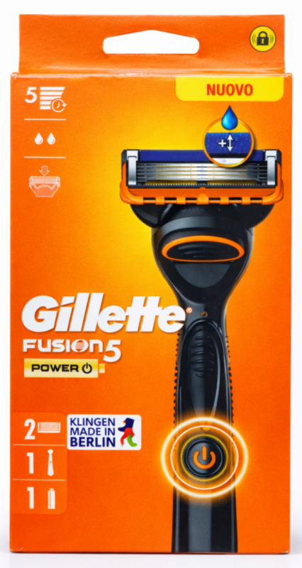 Gillette Fusion 5 Power 2 Станок для гоління чоловічий (Ручка з батарейкою+2 картриджі)
