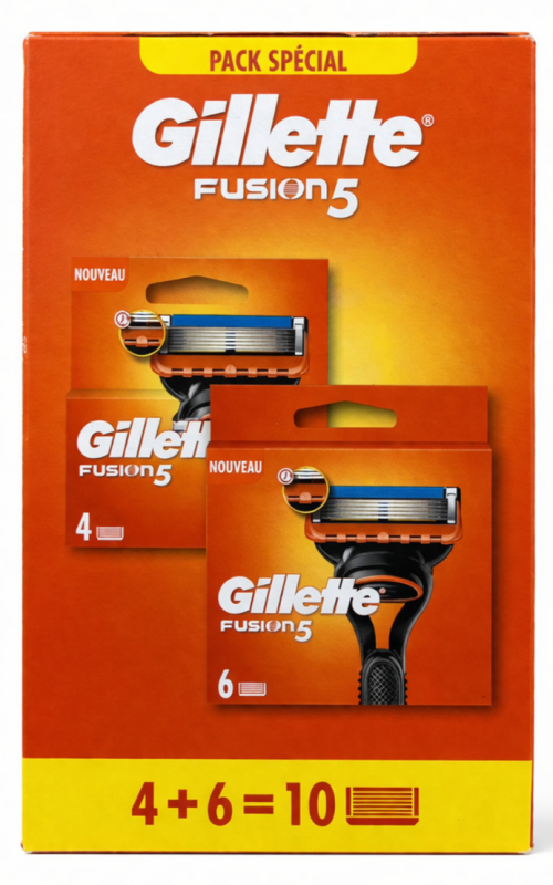 Gillette Fusion 5 (Box 4+6 шт) New Pack