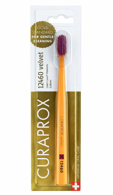 Curaprox 12460 Velvet зубна щітка (1 шт) Колір: Помаранчевий