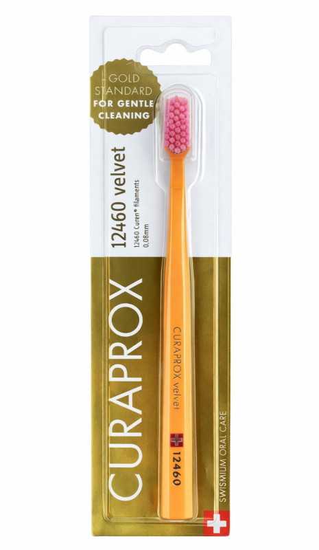 Curaprox 12460 Velvet зубна щітка (1 шт) Колір: Помаранчевий