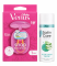 Venus Snap+Satin Care Гель для гоління 75 мл ( Ручка 1 картридж+футляр+Гель для гоління 75 мл) Travel набір
