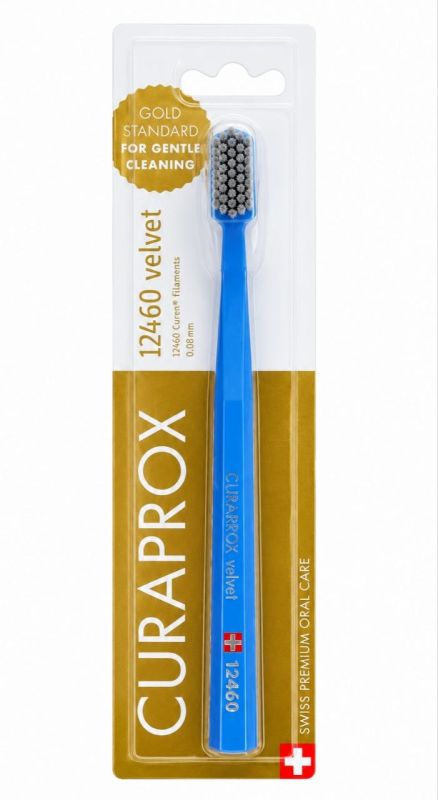 Curaprox 12460 Velvet зубна щітка (1шт) Колір: Голубий