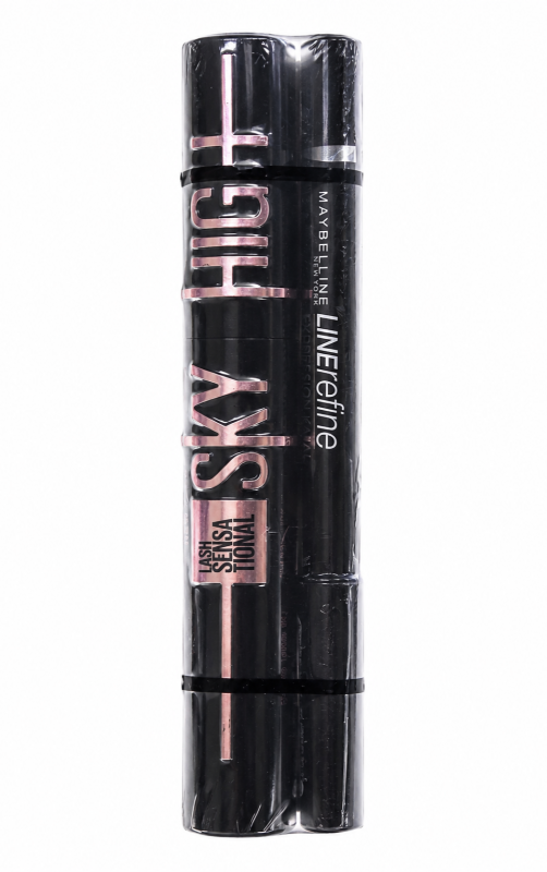 Maybelline SkyHigh Cosmic BLACK Туш для вій (extra чорна)+🎁Олівець для очей (чорний)