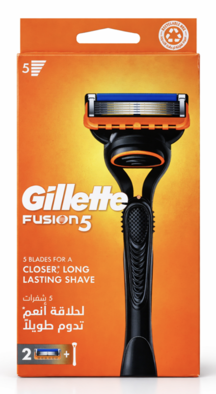 Gillette Fusion 2 Станок для гоління чоловічий (Ручка+2 картриджі)