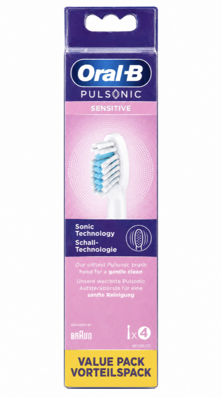 Oral-B Pulsonic Sensitive (4 шт) Змінні насадки для електричної щітки