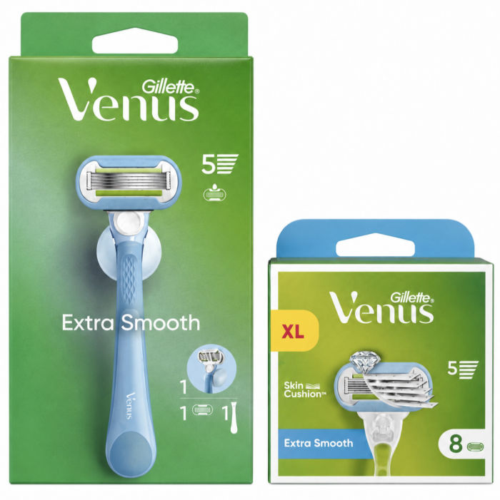 Venus Extra Smooth Avocado Станок 1 картридж+Venus Extra Smooth Avocado (8шт) Змінні картриджі