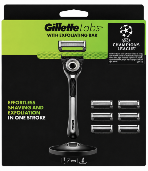 Gillette Labs Exfoliating Станок+7 картриджів+магнітна підставка