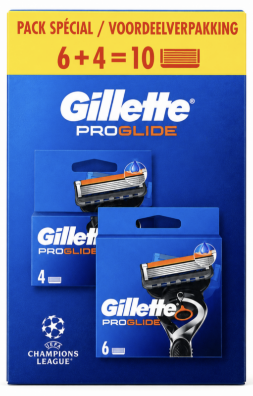 Gillette Proglide (Box 6+4 шт)