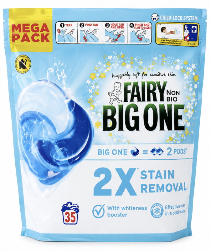 Fairy Non Bio BigOne 35 шт Капсули для прання