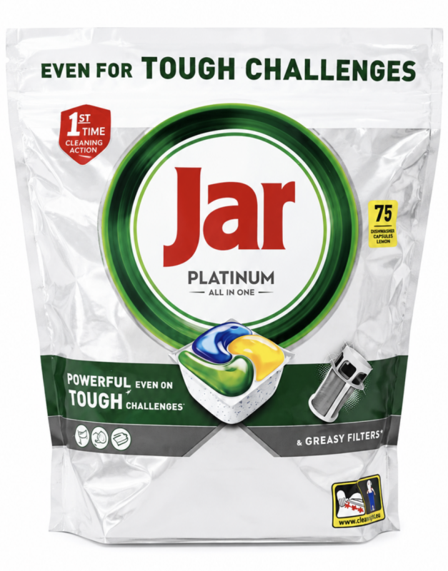 Jar Platinum All in One 75 шт Капсули для посудомийних машин