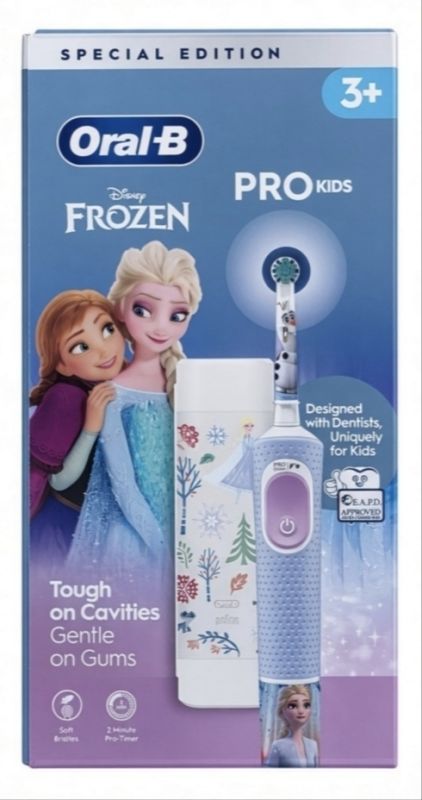 Oral-B PRO Kids 3+ Frozen Електрична зубна щітка+дорожній футляр New Pack