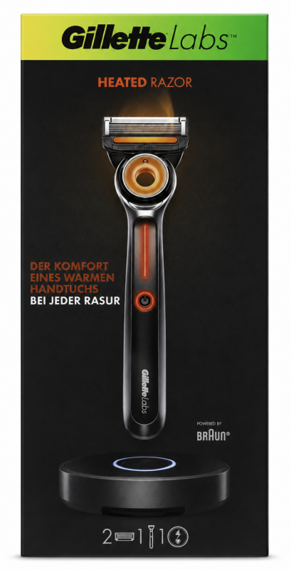 Gillette Labs Hot Razor Станок для гоління чоловічий з системою підігріву