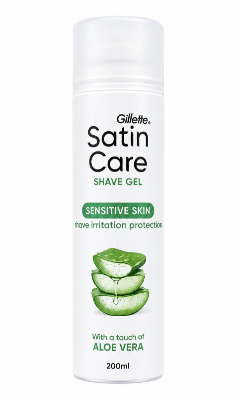 Gillette Venus Satin Care Гель для гоління Aloe Vera 200мл New