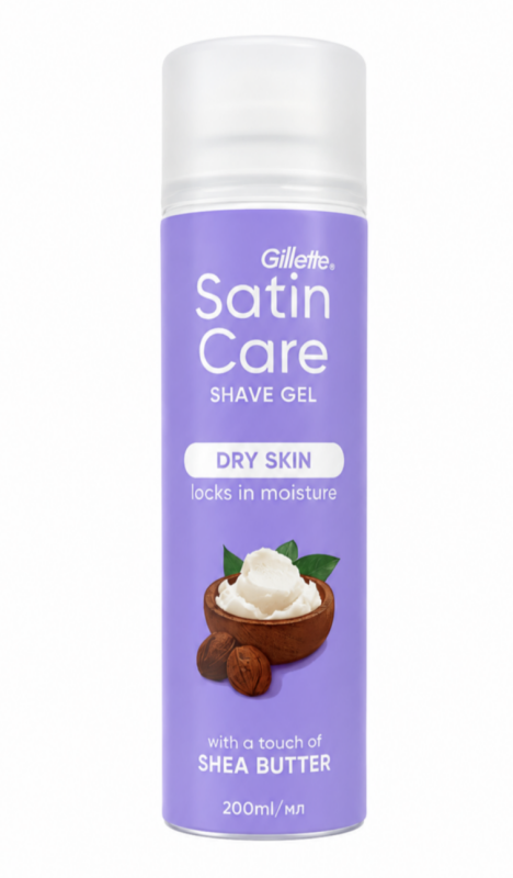 Gillette Venus Satin Care Гель для гоління Shea Butter 200мл New