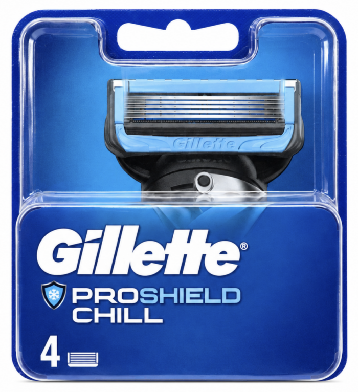 Gillette Proshield Chill (4 шт) Plastic