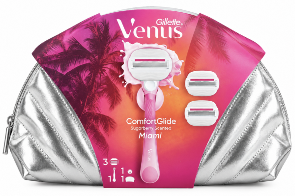 Venus Miami Набір (Olay Sugarberry 3 картриджі+настінний тримач+косметичка)
