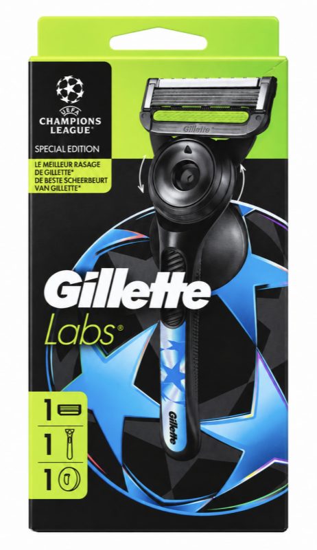 Gillette Labs Станок 1 картридж+тримач Special edition Champions League