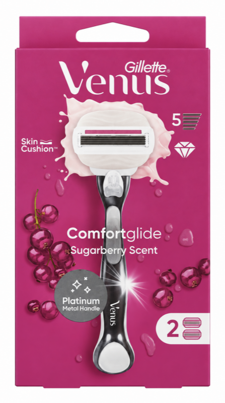 Venus Sugarberry 2 Жіночий станок для гоління (Ручка+2 картриджі)