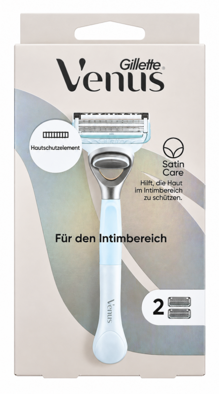 Venus Satin Care Bikini 2 Жіночий станок для гоління (Ручка+2 картриджі)