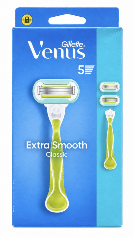 Venus Станок Extra Smooth Classic Avocado 2 картриджі New