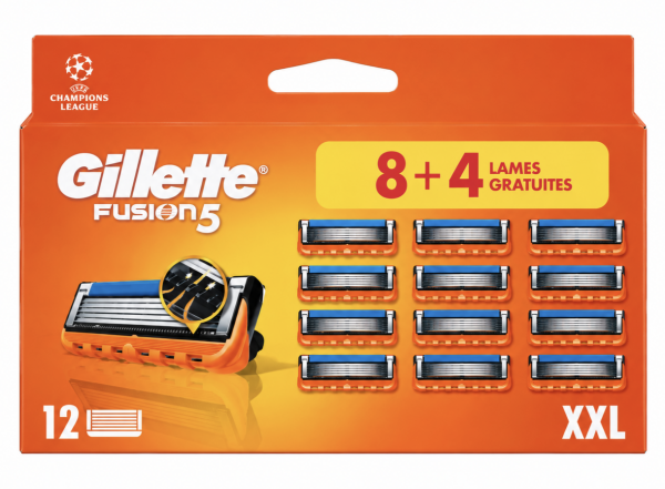 Gillette Fusion 5 (12 шт) Планшет Mega New Pack