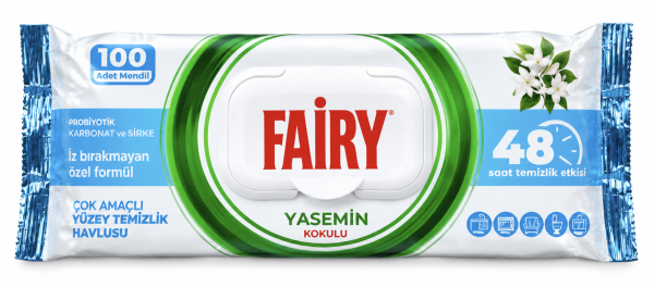 Fairy Jasmine універсальні серветки для прибирання (100 шт)