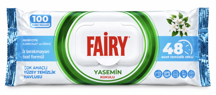 Fairy Jasmine універсальні серветки для прибирання (100 шт)
