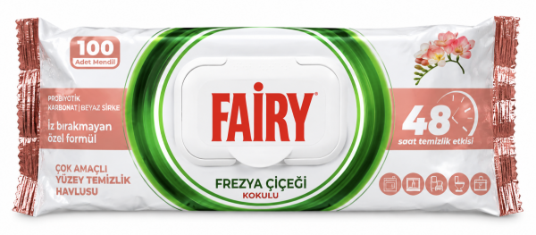 Fairy Fressia універсальні серветки для прибирання (100 шт)