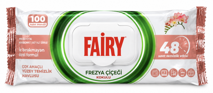 Fairy Fressia універсальні серветки для прибирання (100 шт)